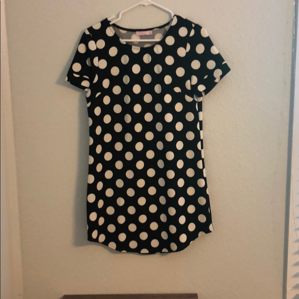 Black and White Polka Dot Dress